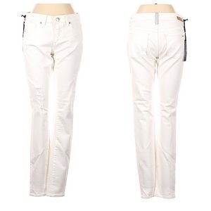 Greywire NEW Chelsea White distressed skinny jeans Sz 26